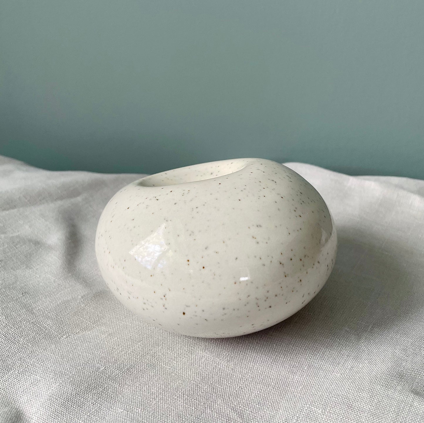 Cloud Bowl - White Speckle