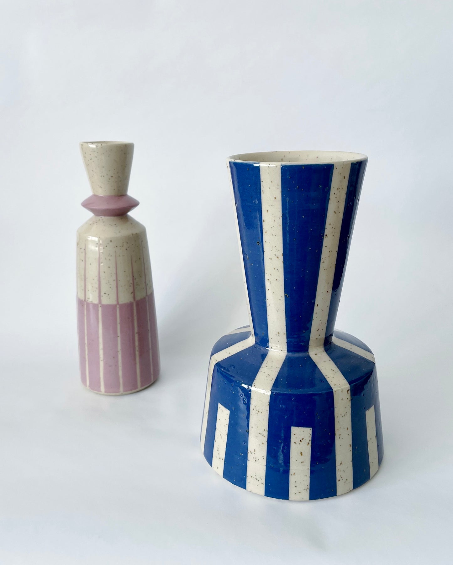 *New* Angular Vase - Royal Blue #1
