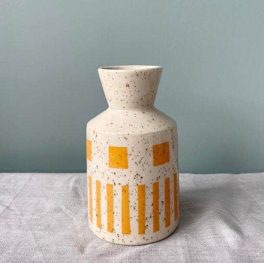 Angular Vase - Tangerine #2