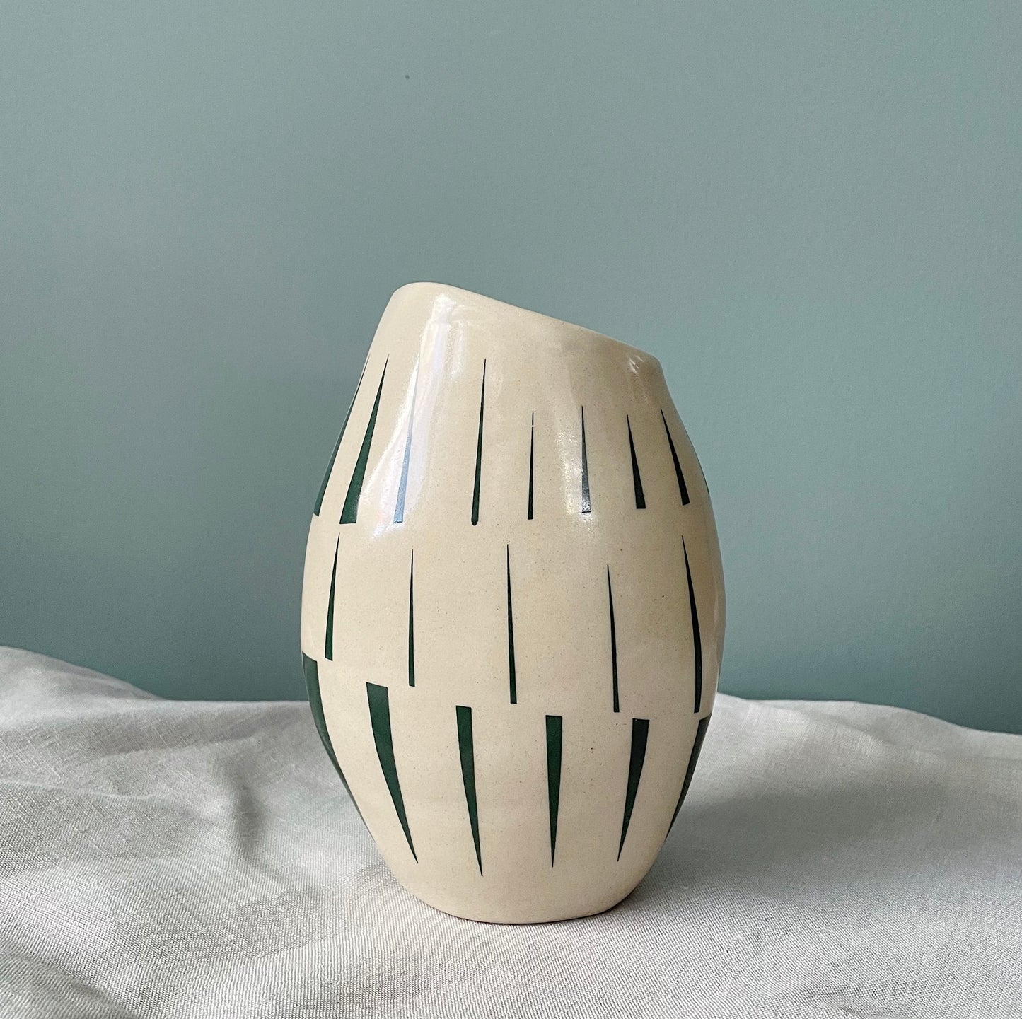 Retro Vase - Green