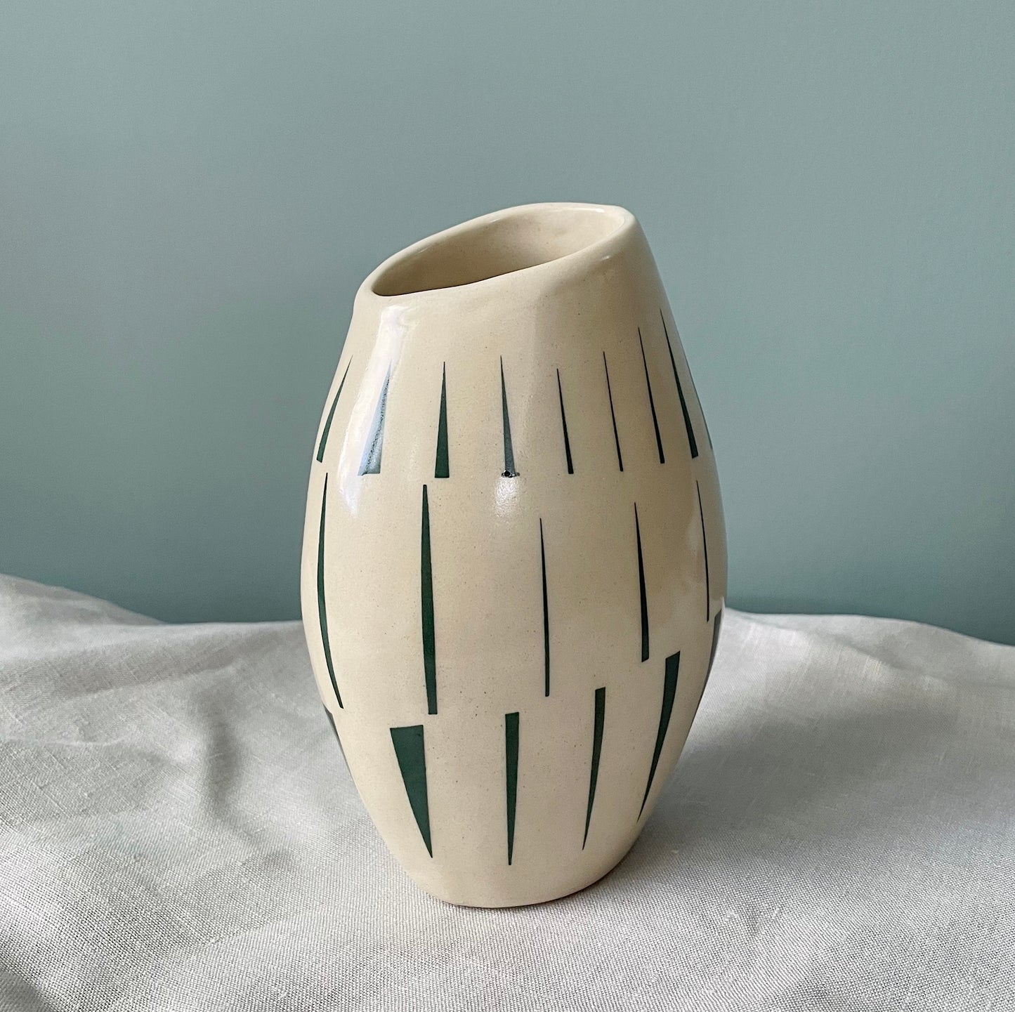 Retro Vase - Green