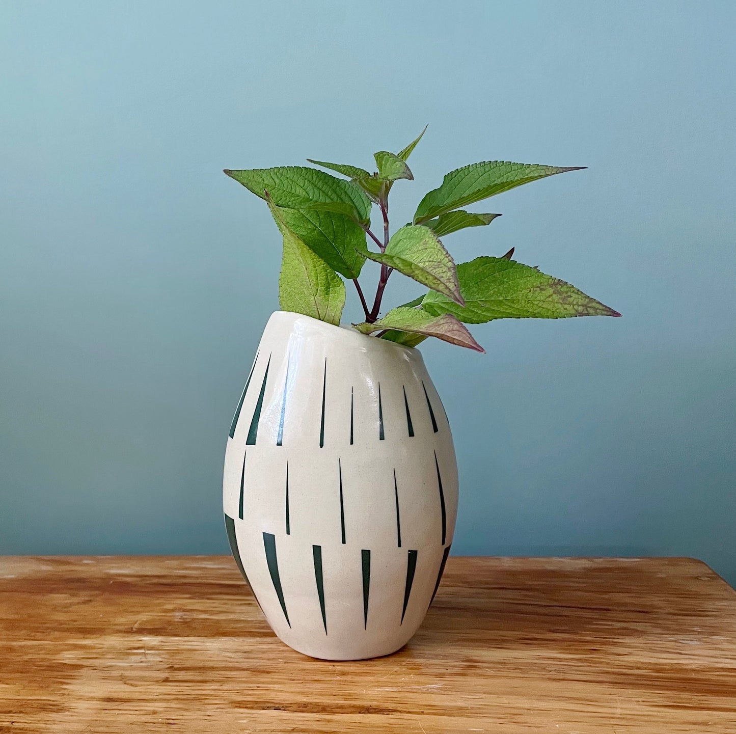 Retro Vase - Green